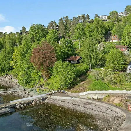 Boathouse With Jetty And Terrace Views Of The Sea Holiday home Nesoddtangen